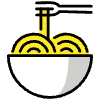 Spaghetti Element from OpenMoji Emoji Set