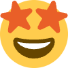 Star Struck Element from Twemoji Emoji Set