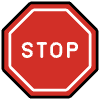 Stop Sign Element from OpenMoji Emoji Set