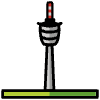 Stuttgart Fernsehturm Element from OpenMoji Emoji Set