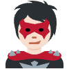 Supervillain Light Skin Tone Element from Twemoji Emoji Set