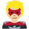 Supervillain Medium Light Skin Tone Element from Twemoji Emoji Set