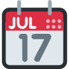 Tear Off Calendar Element from Twemoji Emoji Set