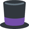 Top Hat Element from Twemoji Emoji Set