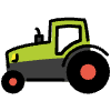 Tractor Element from OpenMoji Emoji Set