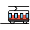 Tram Car Element from OpenMoji Emoji Set