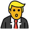 Trump Element from OpenMoji Emoji Set