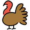 Turkey Element from OpenMoji Emoji Set