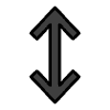 Up Down Arrow Element from OpenMoji Emoji Set
