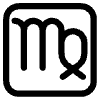 Virgo High Contrast Element from Fluent Emoji High Contrast Set