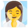 Woman In Steamy Room Element from Noto Emojis Set