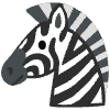 Zebra Element from Noto Emojis Set
