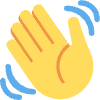 Waving Hand Element from Twemoji Emoji Set
