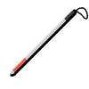 White Cane Element from OpenMoji Emoji Set