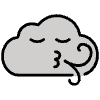 Wind Face Element from OpenMoji Emoji Set