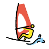 Windsurfing Element from OpenMoji Emoji Set