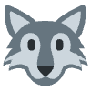 Wolf Element from Twemoji Emoji Set