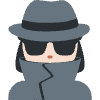 Woman Detective Light Skin Tone Element from Twemoji Emoji Set