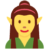Woman Elf Element from Twemoji Emoji Set