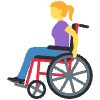 Woman In Manual Wheelchair Element from Twemoji Emoji Set