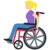 Woman In Manual Wheelchair Medium Light Skin Tone Element from Twemoji Emoji Set
