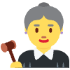 Woman Judge Element from Twemoji Emoji Set
