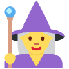 Woman Mage Element from Twemoji Emoji Set