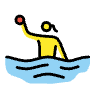 Woman Playing Water Polo Element from OpenMoji Emoji Set