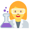 Woman Scientist Element from Twemoji Emoji Set