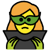 Woman Supervillain Element from OpenMoji Emoji Set