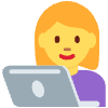 Woman Technologist Element from Twemoji Emoji Set
