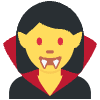 Woman Vampire Element from Twemoji Emoji Set