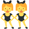Women With Bunny Ears Element from Twemoji Emoji Set