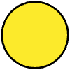 Yellow Circle Element from OpenMoji Emoji Set