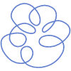 Shape Circle Curly Element from Organic Shapes Set