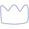 Shape Crown Element from Organic Shapes Set