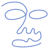 Shape Face Element from Organic Shapes Set