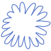 Shape Flower Nature Daisy Element from Organic Shapes Set