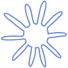 Shape Sun Element from Organic Shapes Set