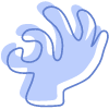 Shape Abstract Hand Zombie Okay Element from Organic Shapes Set