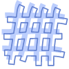 Shape Abstract Waffle Reticulum Element from Organic Shapes Set