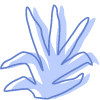 Shape Bush Curly Nature Element from Organic Shapes Set