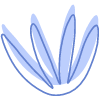 Shape Flower Nature Sharp Element from Organic Shapes Set