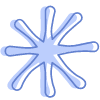 Shape Flower Nature Splash Element from Organic Shapes Set