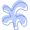Shape Leaves Shrub Nature Element from Organic Shapes Set