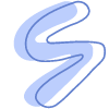 Shape Line S Drawing Element from Organic Shapes Set