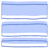 Shape Line Strip Element from Organic Shapes Set