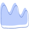 Shape Mountain Curly Element from Organic Shapes Set