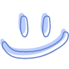 Shape Smile Eye Element from Organic Shapes Set