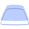 Shape Trapezoid Horizontal Element from Organic Shapes Set